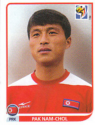 Pak Nam-Chol Korea DPR samolepka Panini World Cup 2010 #516